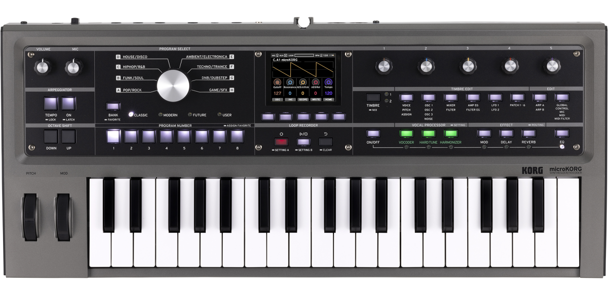 Korg microKORG 2 37-key Virtual Analog Synthesizer and Vocoder