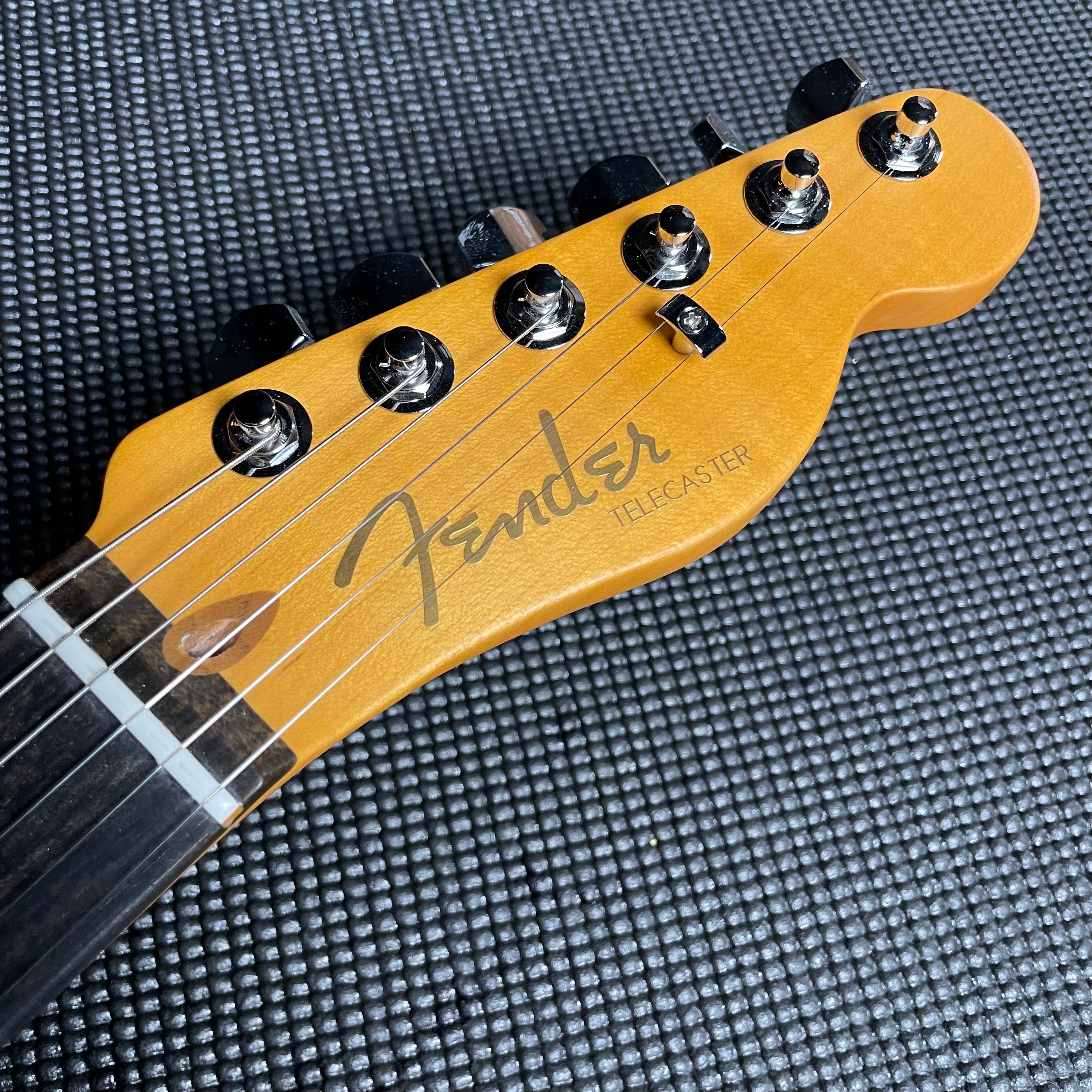 Fender American Ultra II Telecaster, Ebony - Solar Flare