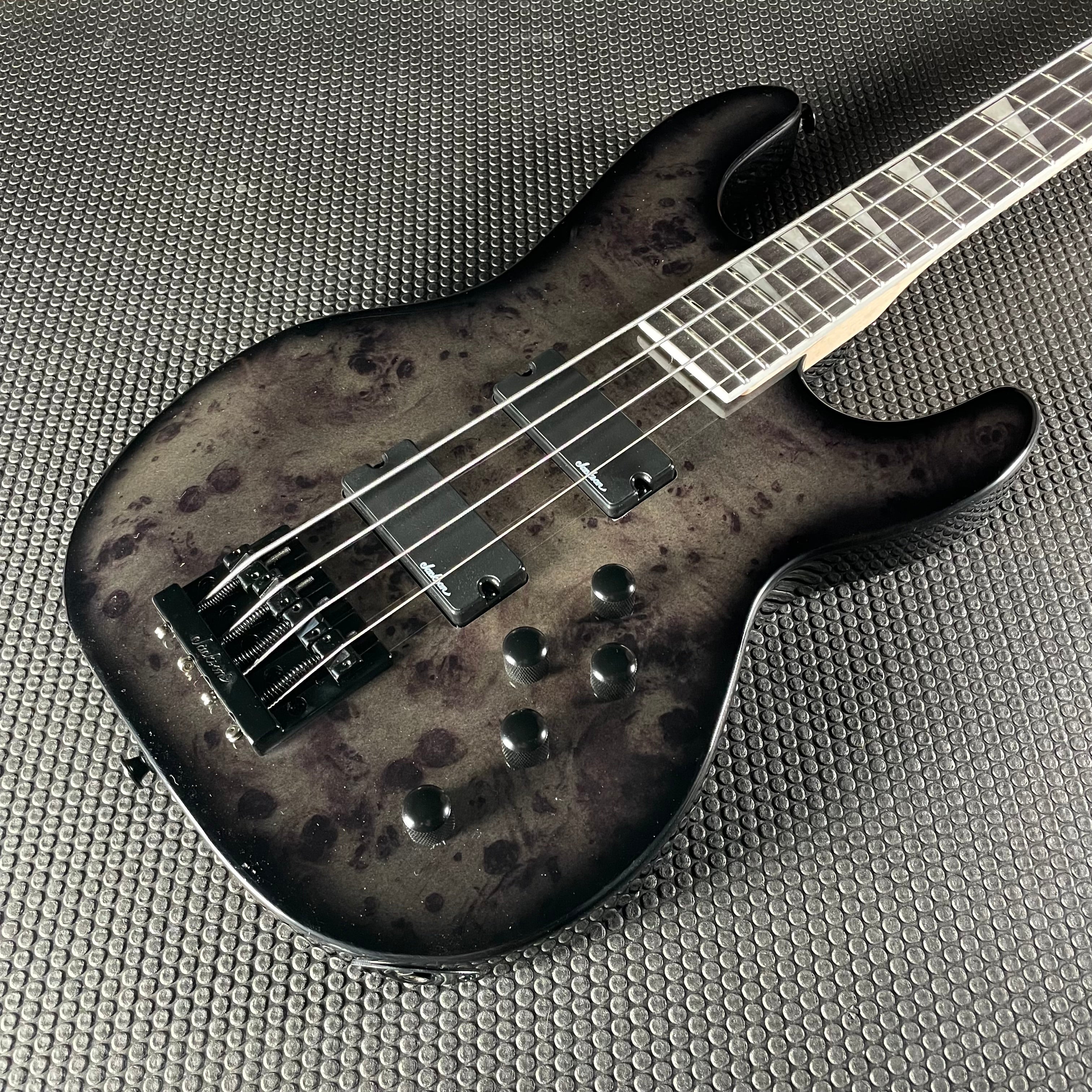 Jackson JS Series Concert Bass CB JS3P, Amaranth- Transparent Black (8lbs 13oz)