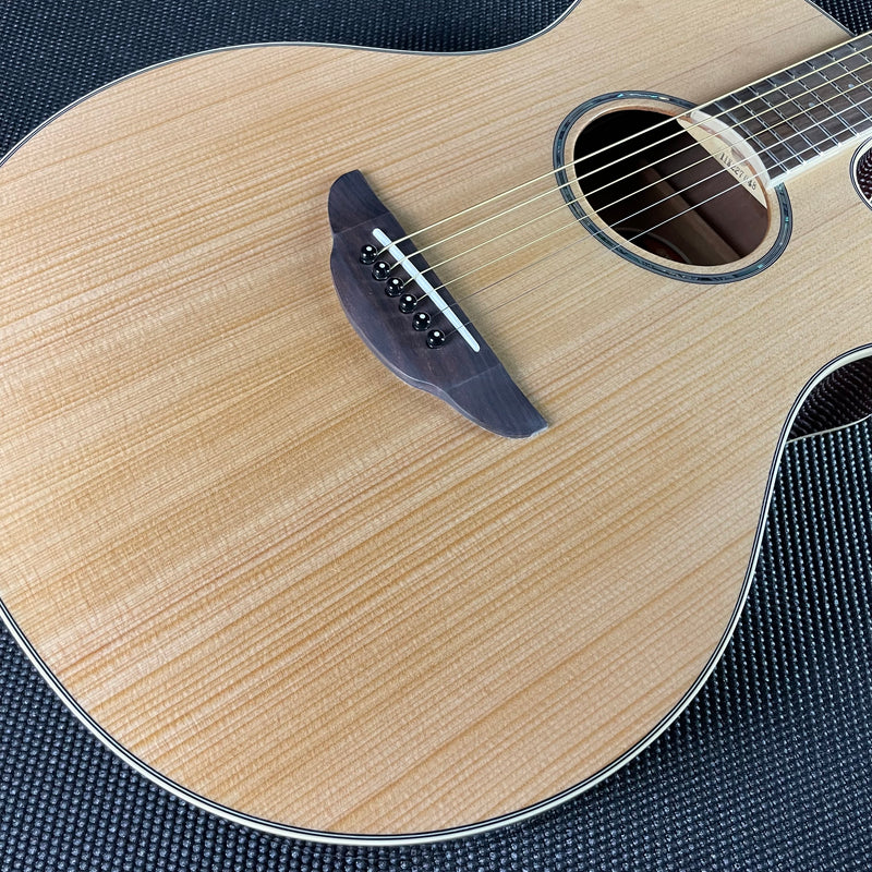 Yamaha APX600 Thinline Acoustic- Natural - Metronome Music Inc.