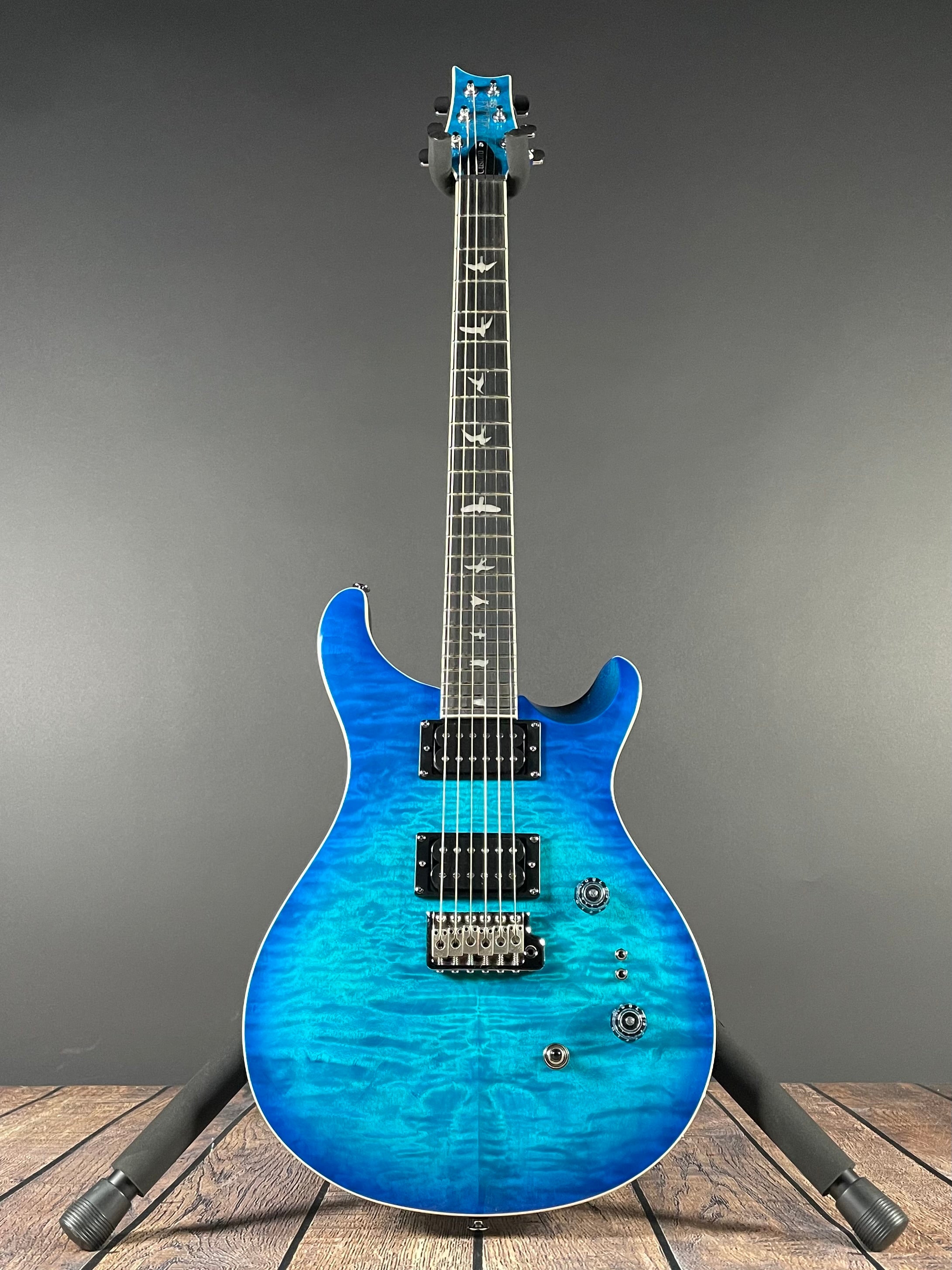 Paul Reed Smith, PRS SE Custom 24-08 - Quilt package - Lake Blue