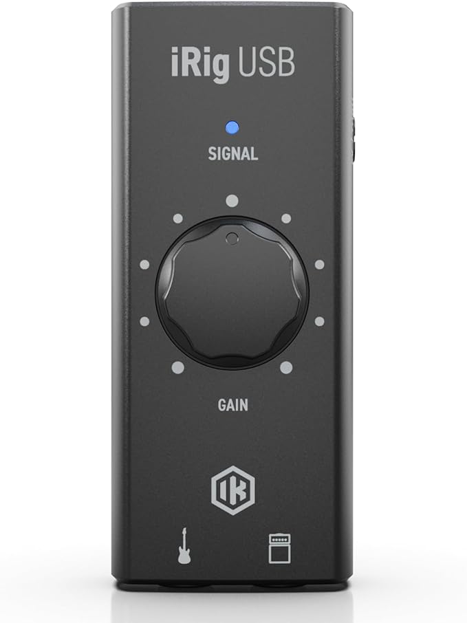 IK Multimedia iRig USB Guitar Interface for iPhone, iPad, Android, Mac, and PC