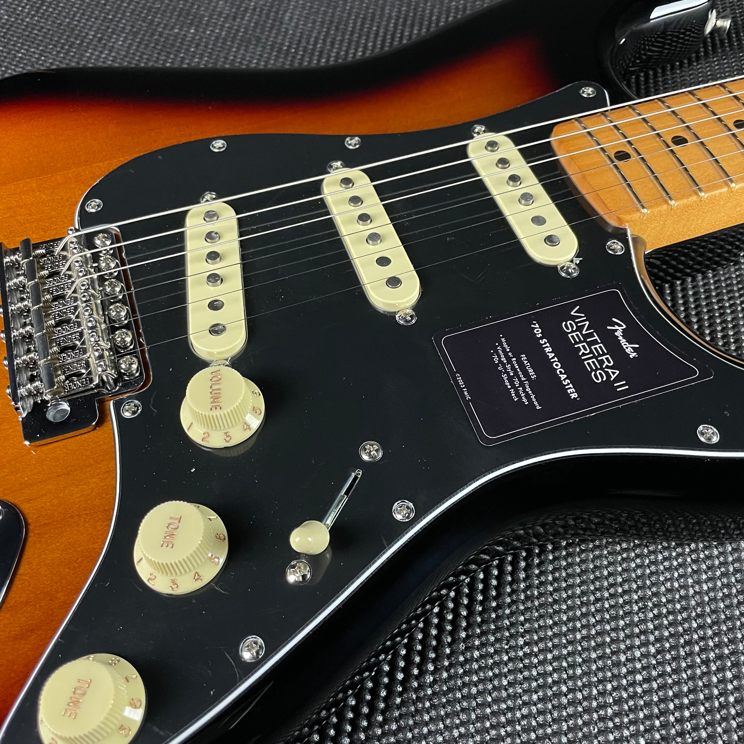 Fender Vintera II '70s Stratocaster, Maple Fingerboard- 3-Color Sunburst (MX23078543) - Metronome Music Inc.