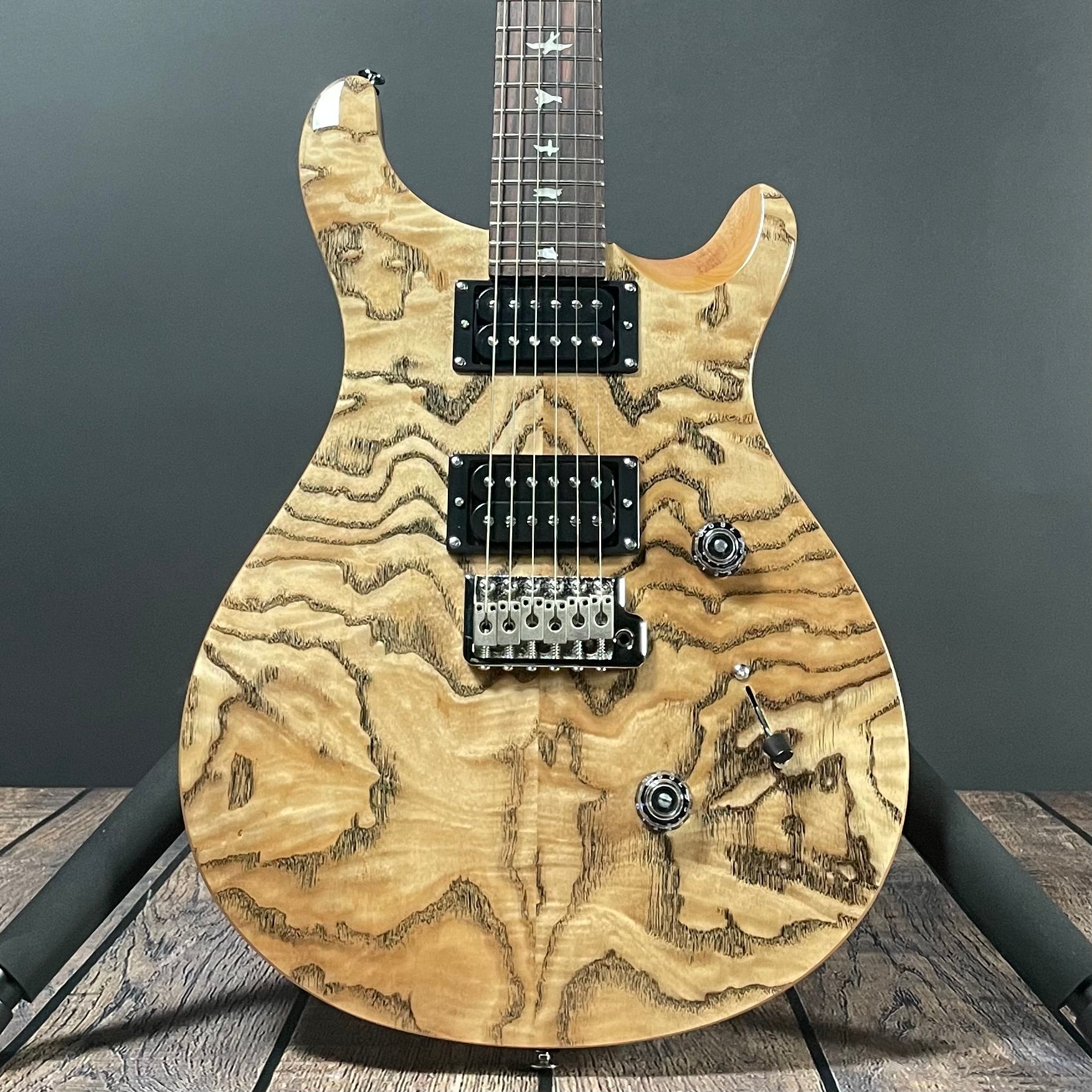 Paul Reed Smith, PRS SE "Exotic"  Custom 24 Swamp Ash Burl - Natural (Sold)