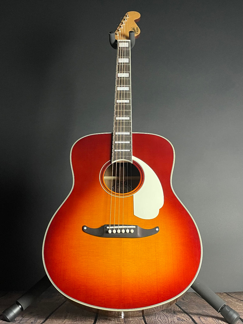 Fender Palomino Vintage Acoustic w/OHSC, Ovangkol Fingerboard- Sienna Sunburst