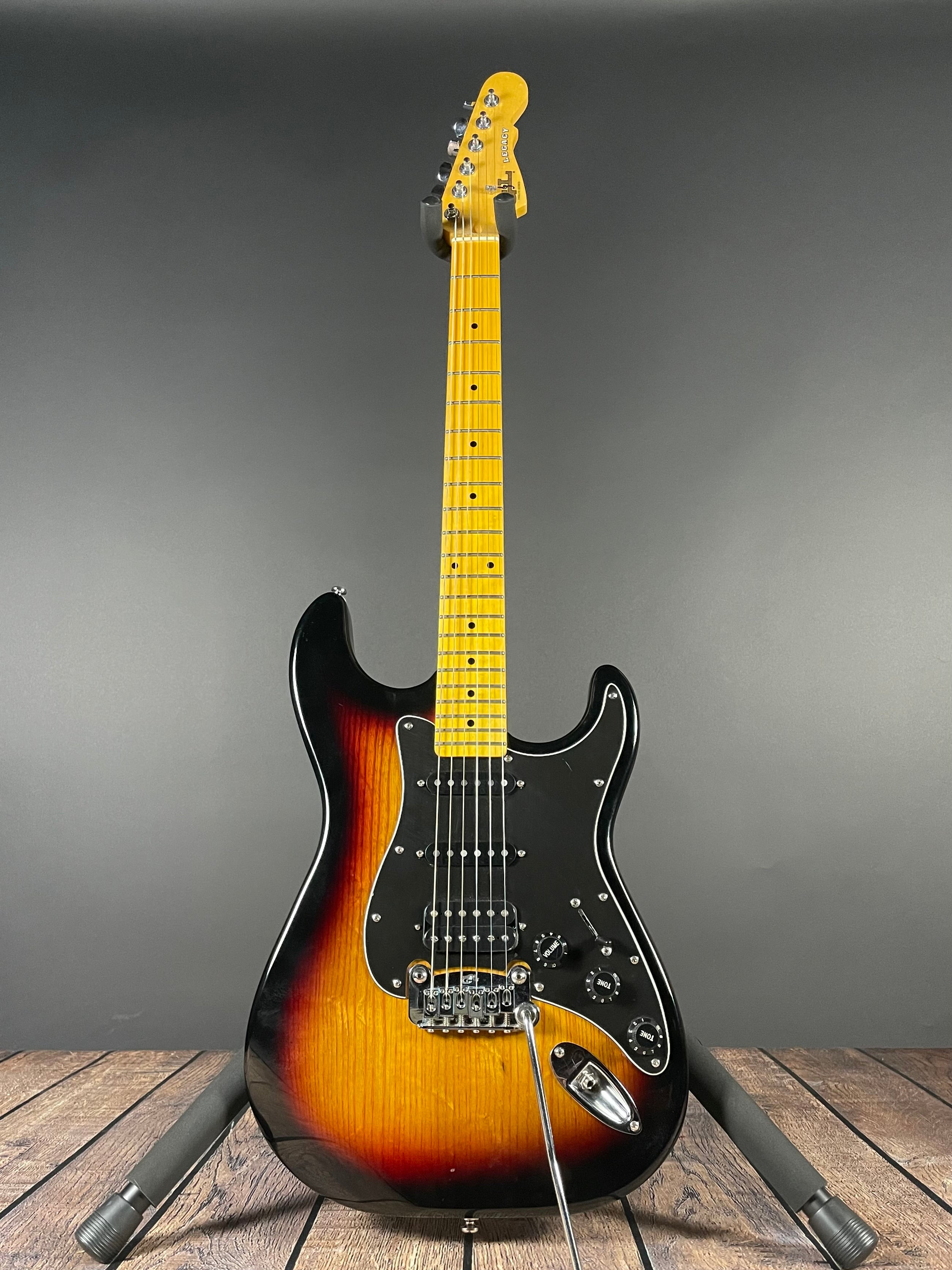 G&L Tribute Legacy HSS Electric Guitar - 3 Tone Sunburst (2019)