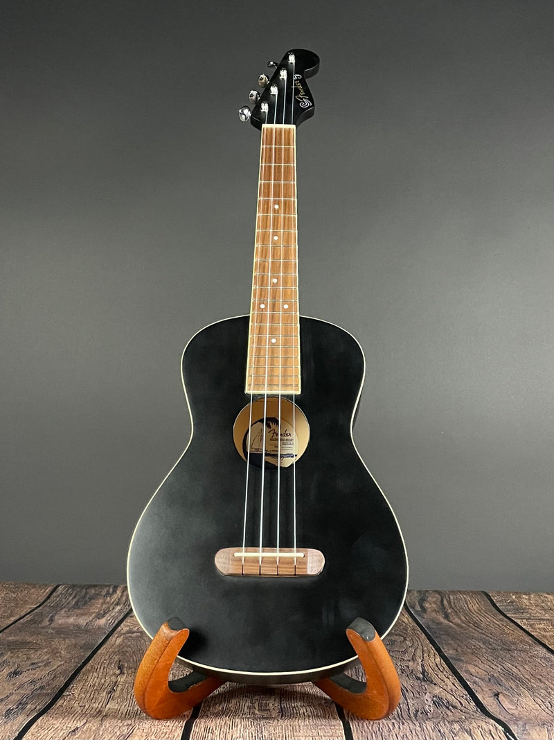 Fender Avalon Tenor Ukulele- Black - Metronome Music Inc.