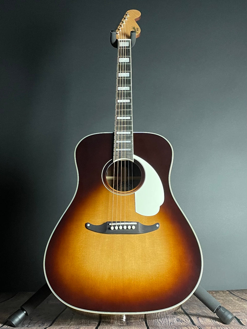 Fender King Vintage Acoustic w/OHSC, Ovangkol Fingerboard- Mojave