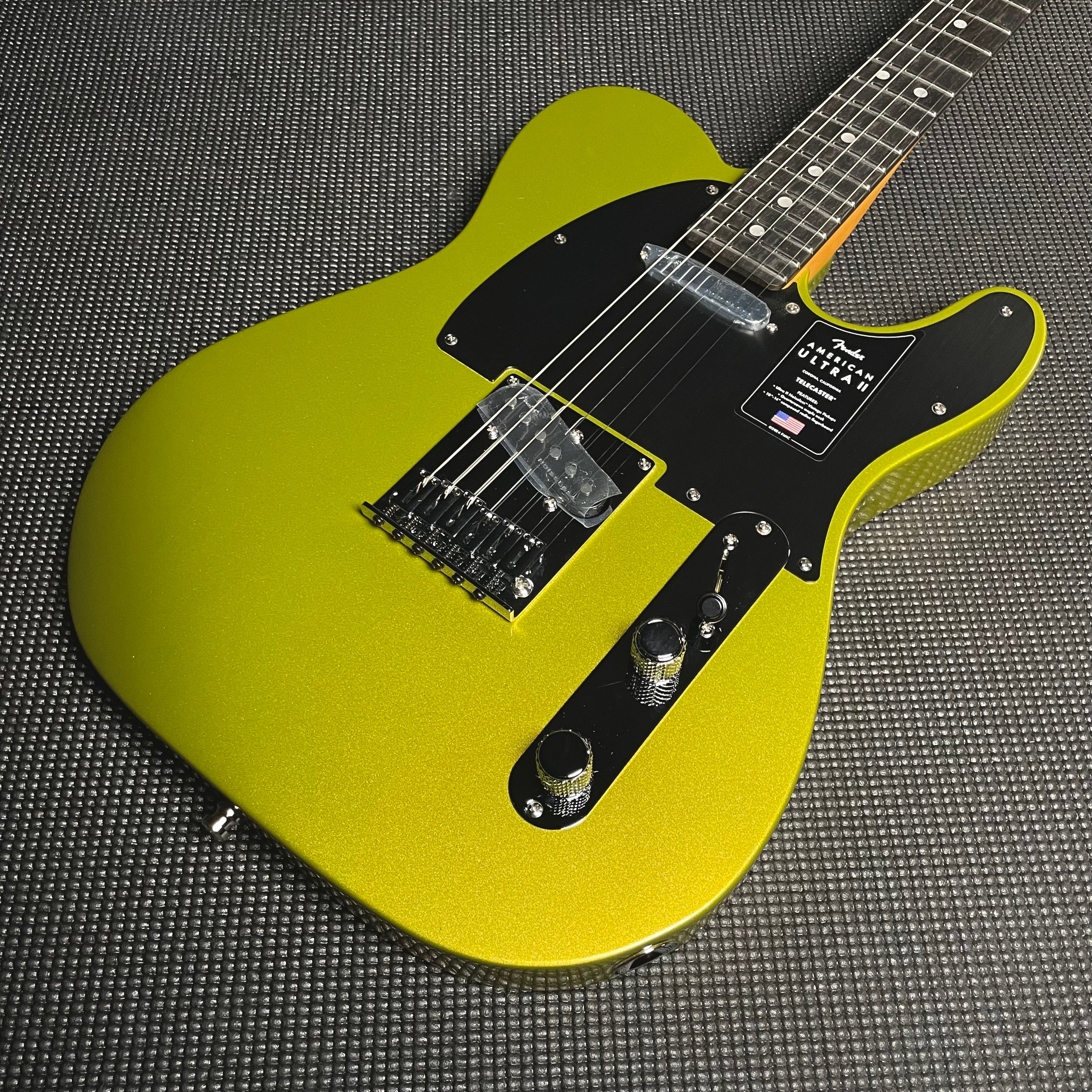 Fender American Ultra II Telecaster, Ebony - Solar Flare