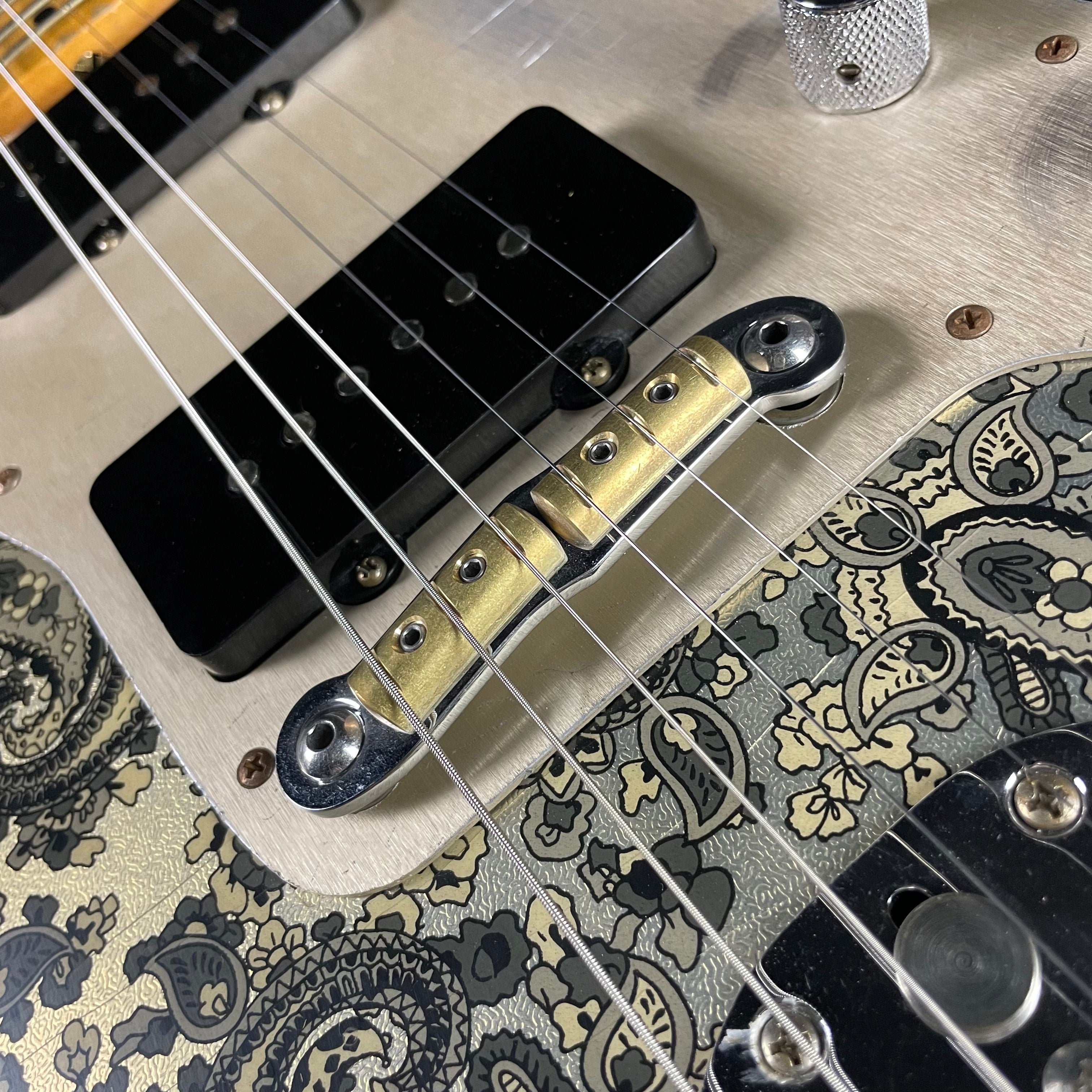 Fender Custom Shop LTD Custom Jazzmaster, Relic- Aged Black Paisley (8lbs 7oz) - Metronome Music Inc.