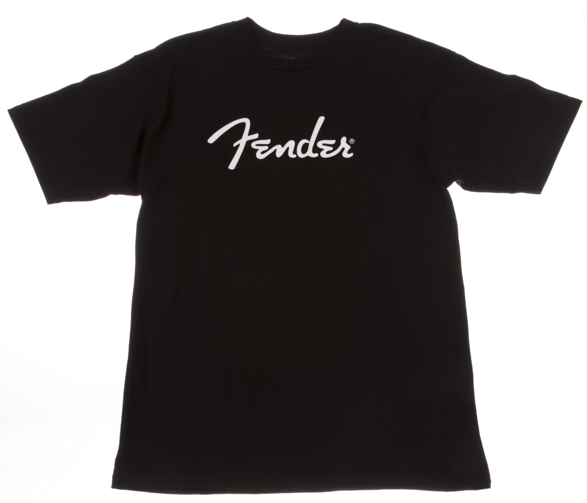 Fender Spaghetti Logo T-Shirt, Black, XXL