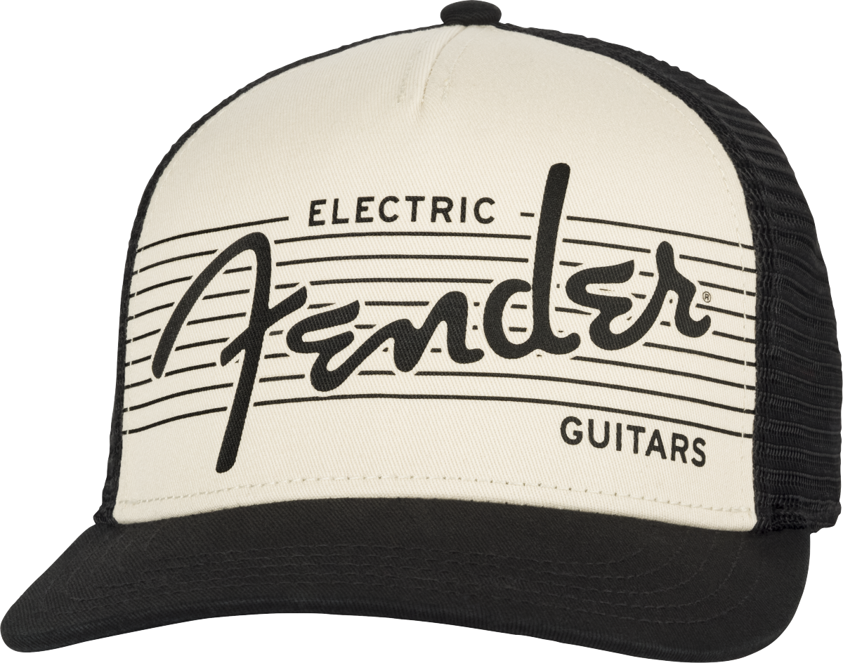 Fender Electric Hat Black/Cream One Size