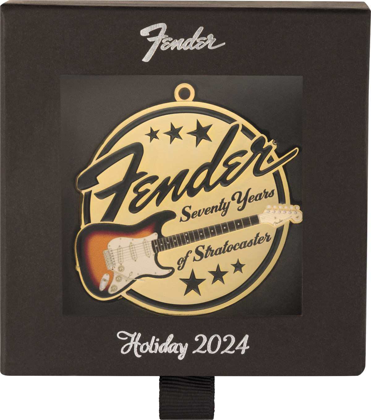 Fender Stratocaster 70th Anniversary Limited Addition Ornament, 2024