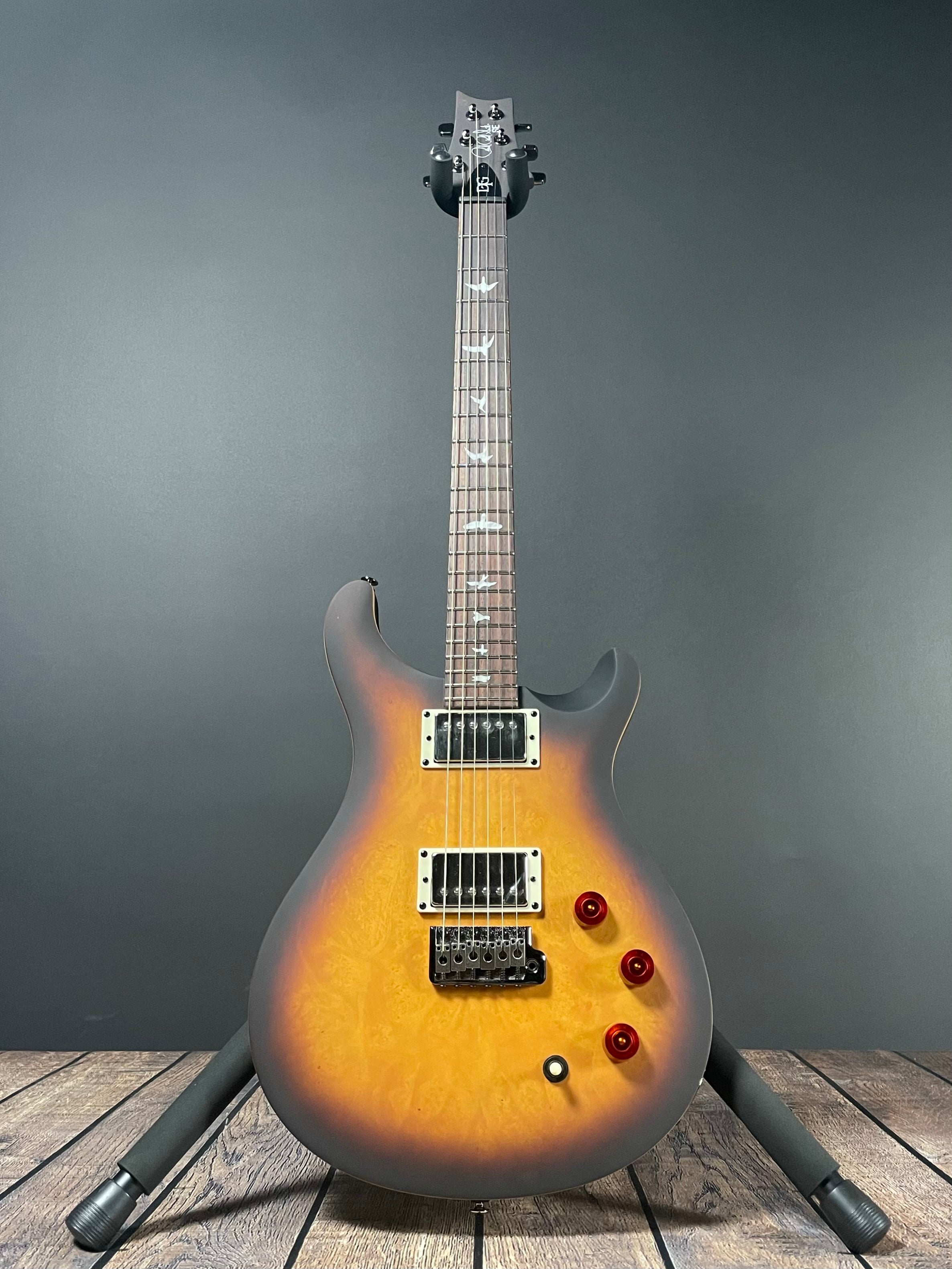 Paul Reed Smith PRS SE "Exotic"  DGT Laurel Burl - McCarty Tobacco Burst