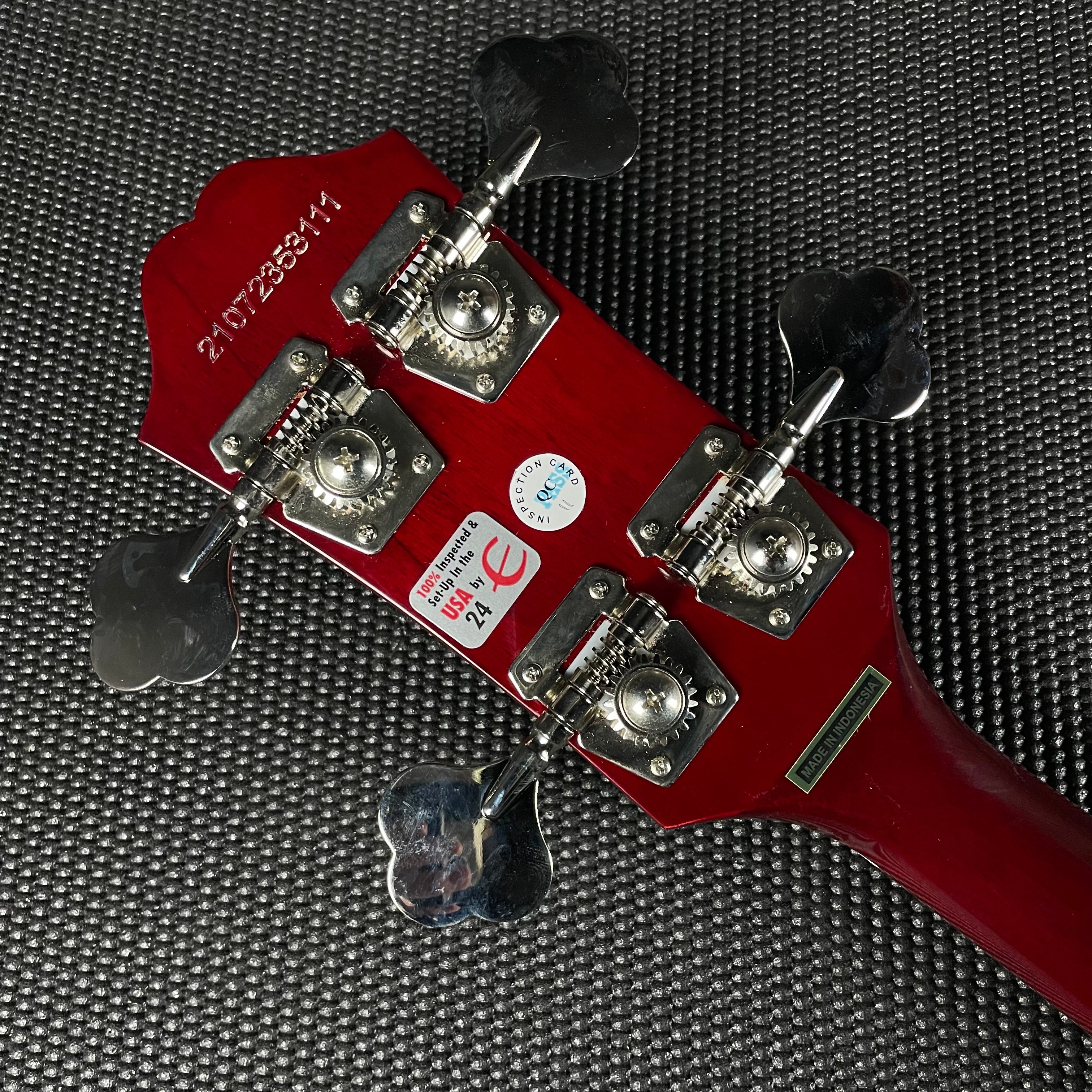 Epiphone SG EB-3 Bass- Cherry (21072353111) - Metronome Music Inc.