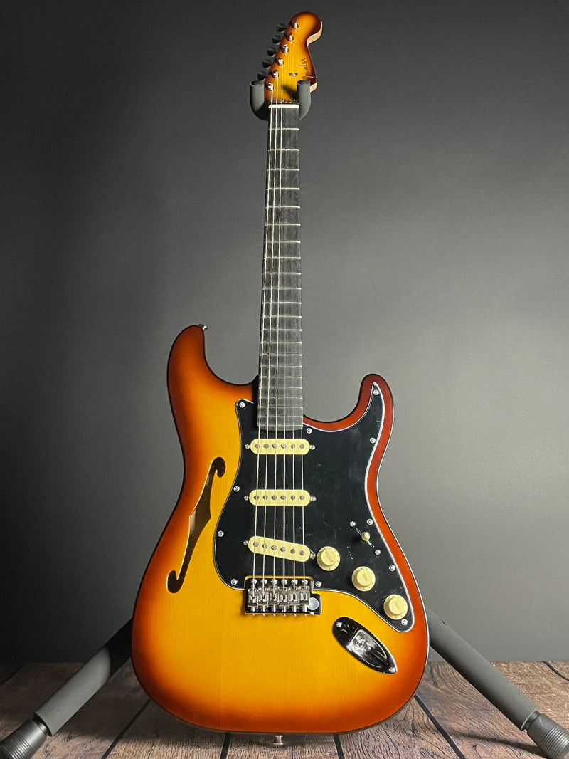 Fender Limited Edition Suona Stratocaster, Thinline, Ebony Fingerboard- Violin Burst (US23064804)