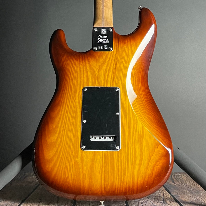 Fender Limited Edition Suona Stratocaster, Thinline, Ebony Fingerboard- Violin Burst (US23064804)