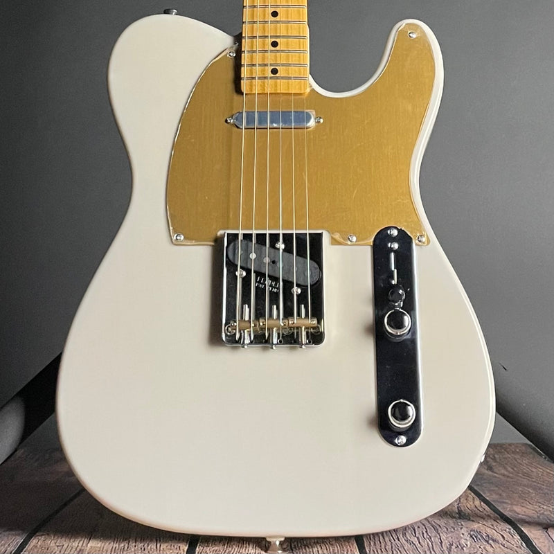 Fender JV Modified '50s Telecaster, Maple Fingerboard- White Blonde (JV004391) - Metronome Music Inc.