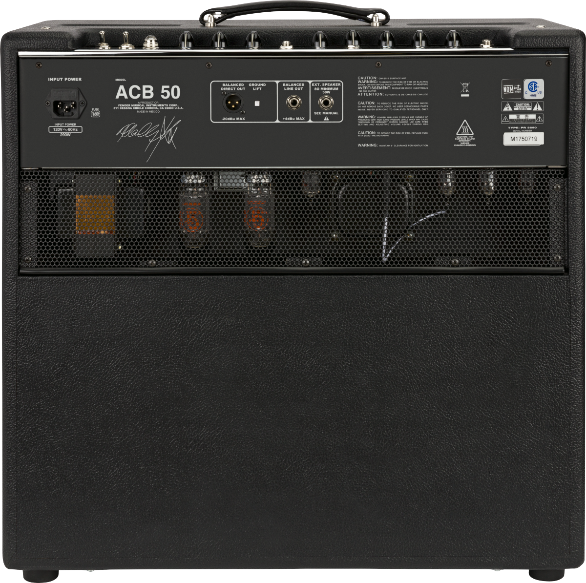 Fender ACB 50 Adam Clayton Signature, 50-Watt Bass Amplifier - Metronome Music Inc.