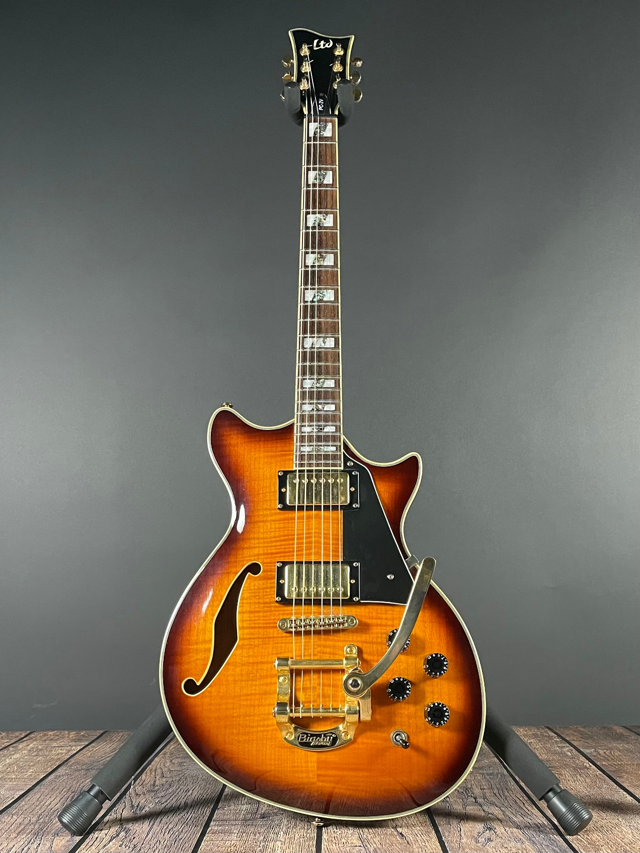 ESP LTD PC-2V Brown Sunburst (2007)