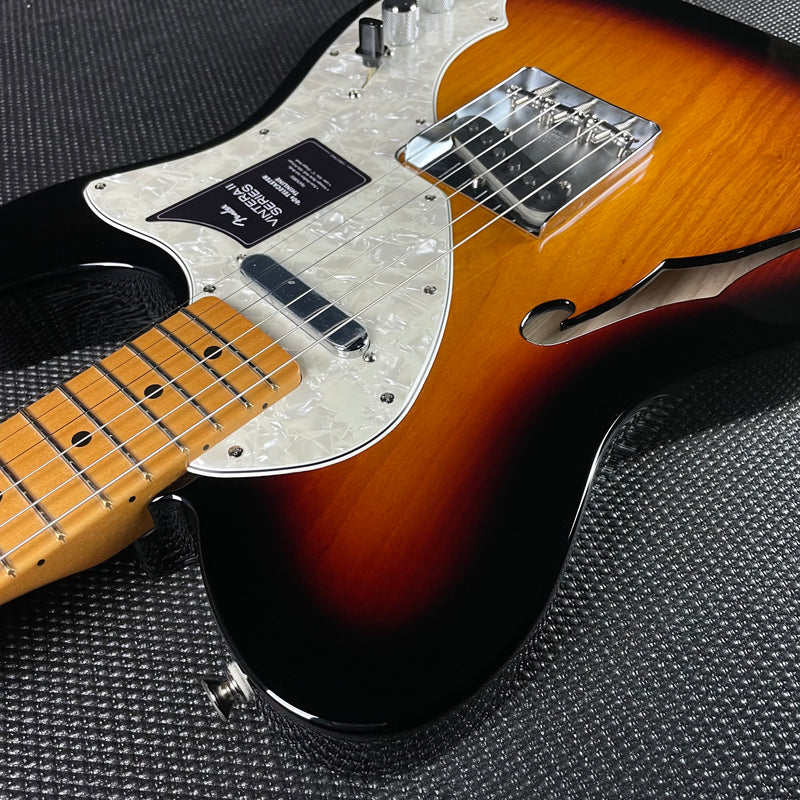 Fender Vintera II '60s Telecaster Thinline, Maple Fingerboard- 3-Color Sunburst (MX23045297)