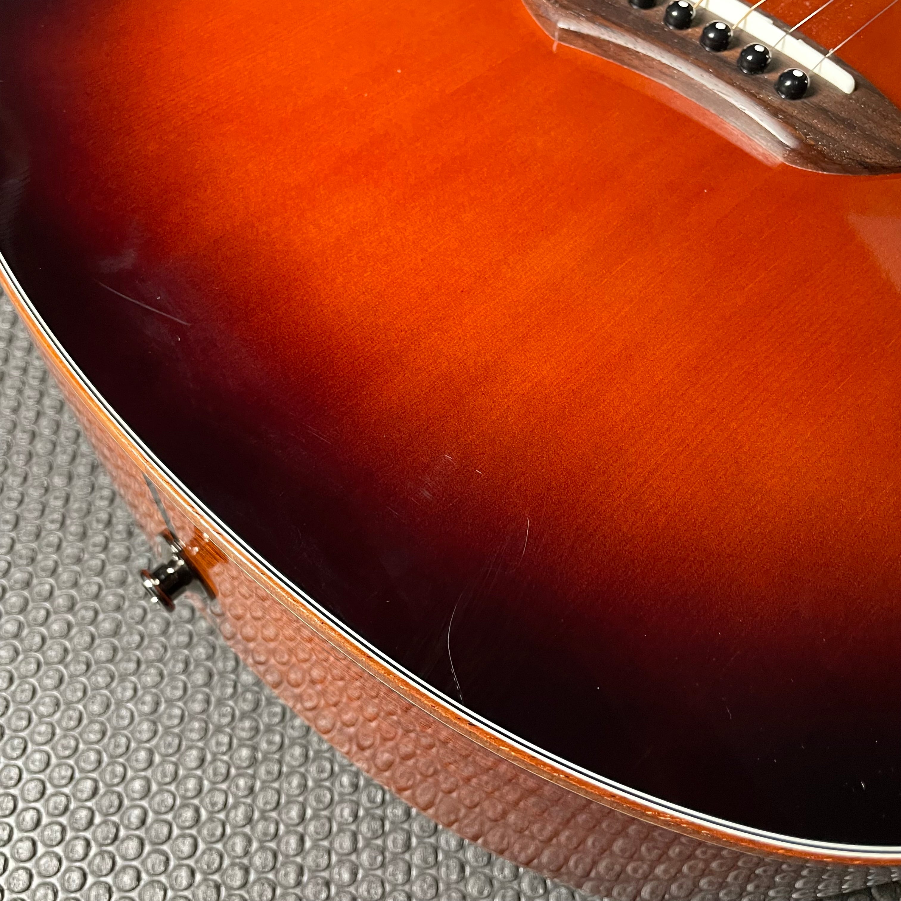 Yamaha CSF3M Parlor Guitar, Solid Wood - Tobacco Brown Sunburst