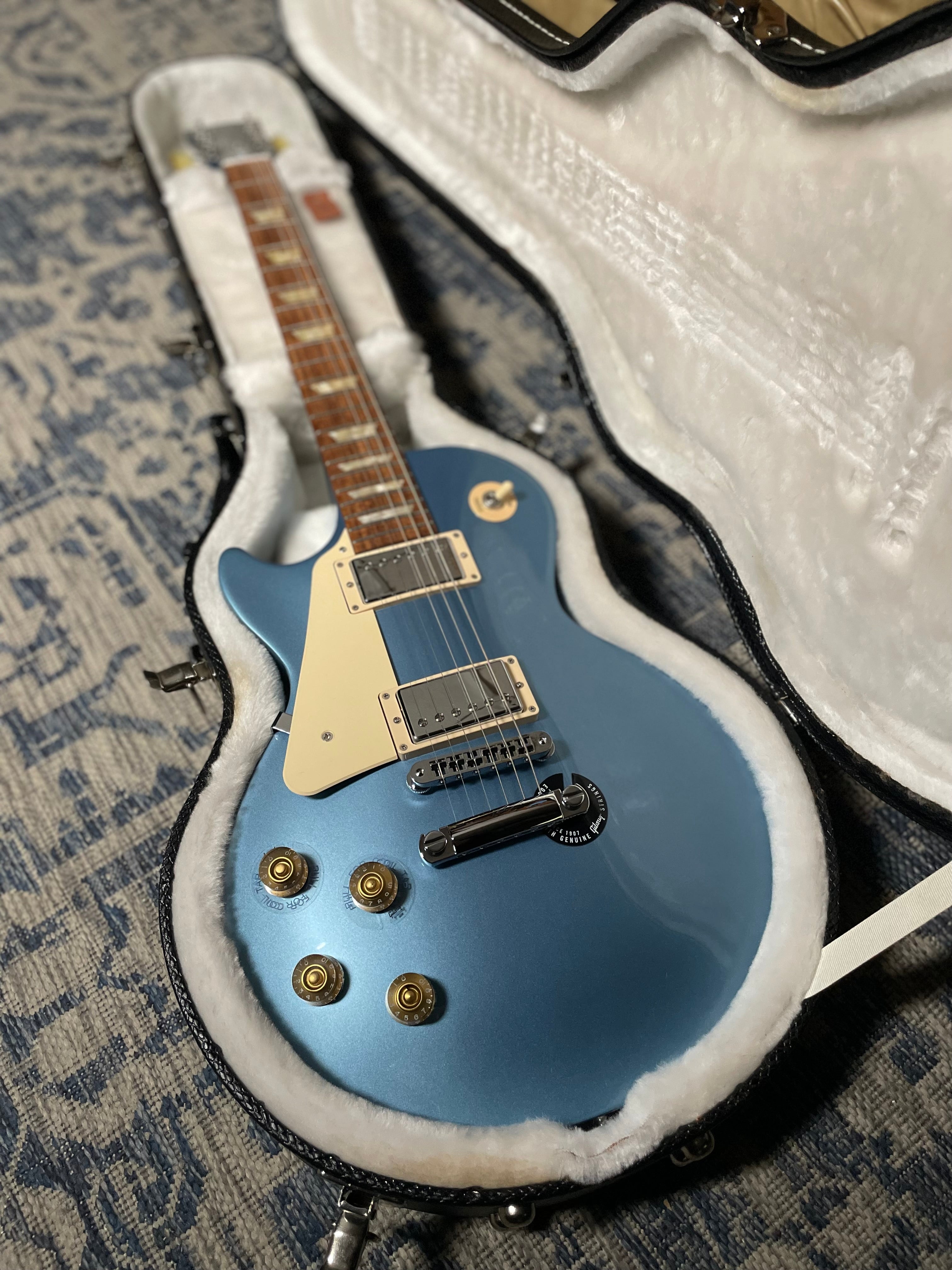 Gibson Les Paul Studio, Lefty w/OHSC - Pelham Blue (2012)