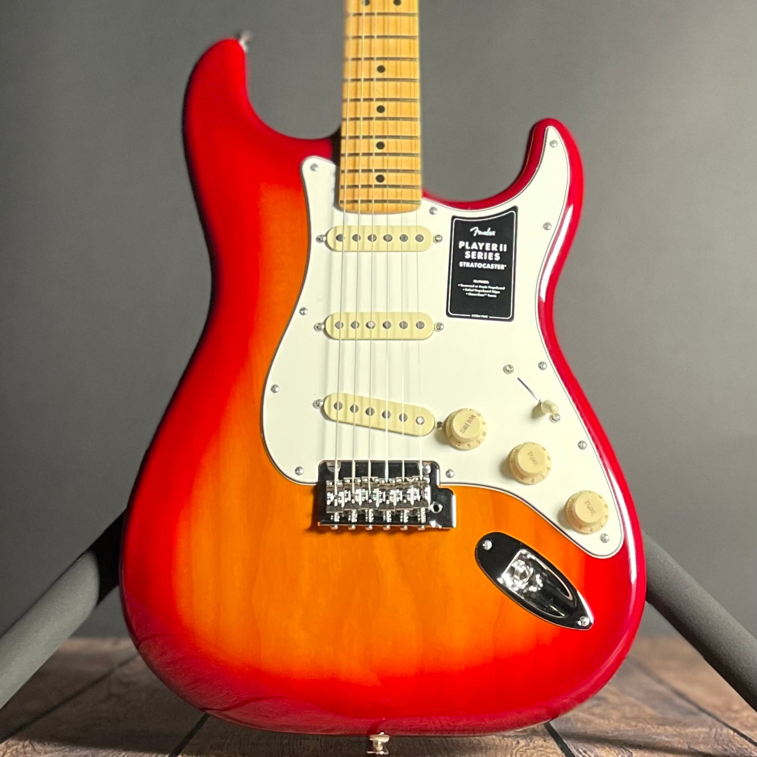 Fender Player II Stratocaster- Aged Cherry Burst (7lbs 2oz)