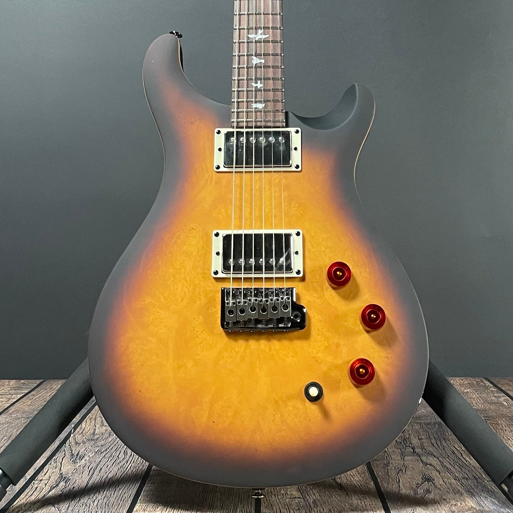 Paul Reed Smith PRS SE "Exotic"  DGT Laurel Burl - McCarty Tobacco Burst