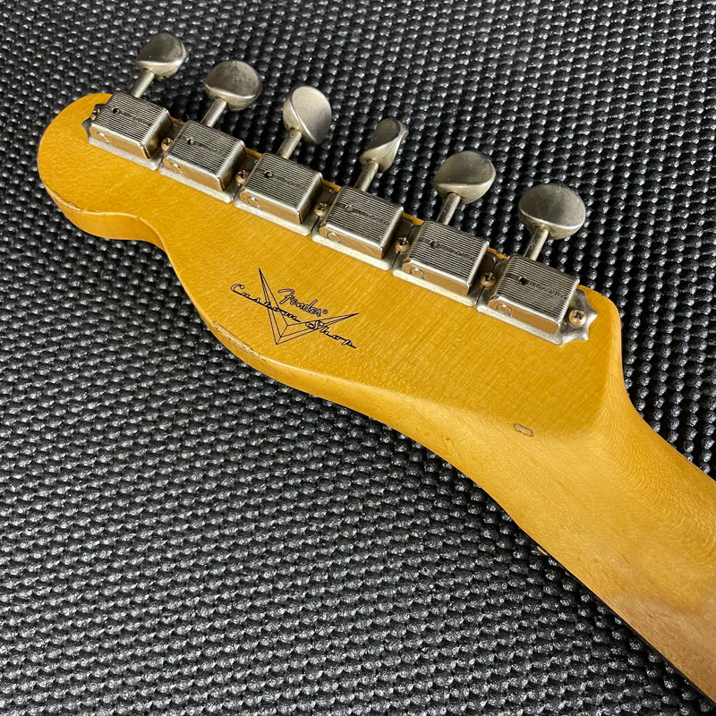 Fender Custom Shop 1960 Tele Custom, Heavy Relic- Aged Lake Placid Blue/ Chocolate 3TSB (8lbs 1oz)