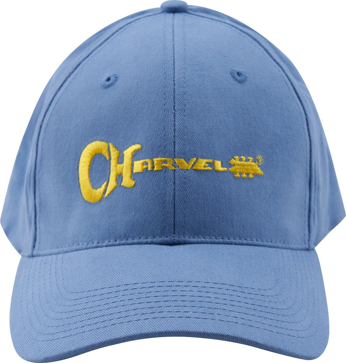 Charvel 3D Logo Hat, Blue and Yellow