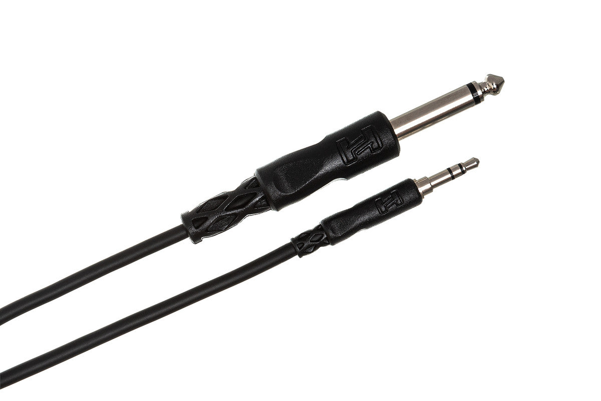 HOSA CMP-110 10' Mono Interconnect, 1/4 In TS To 3.5 Mm TRS