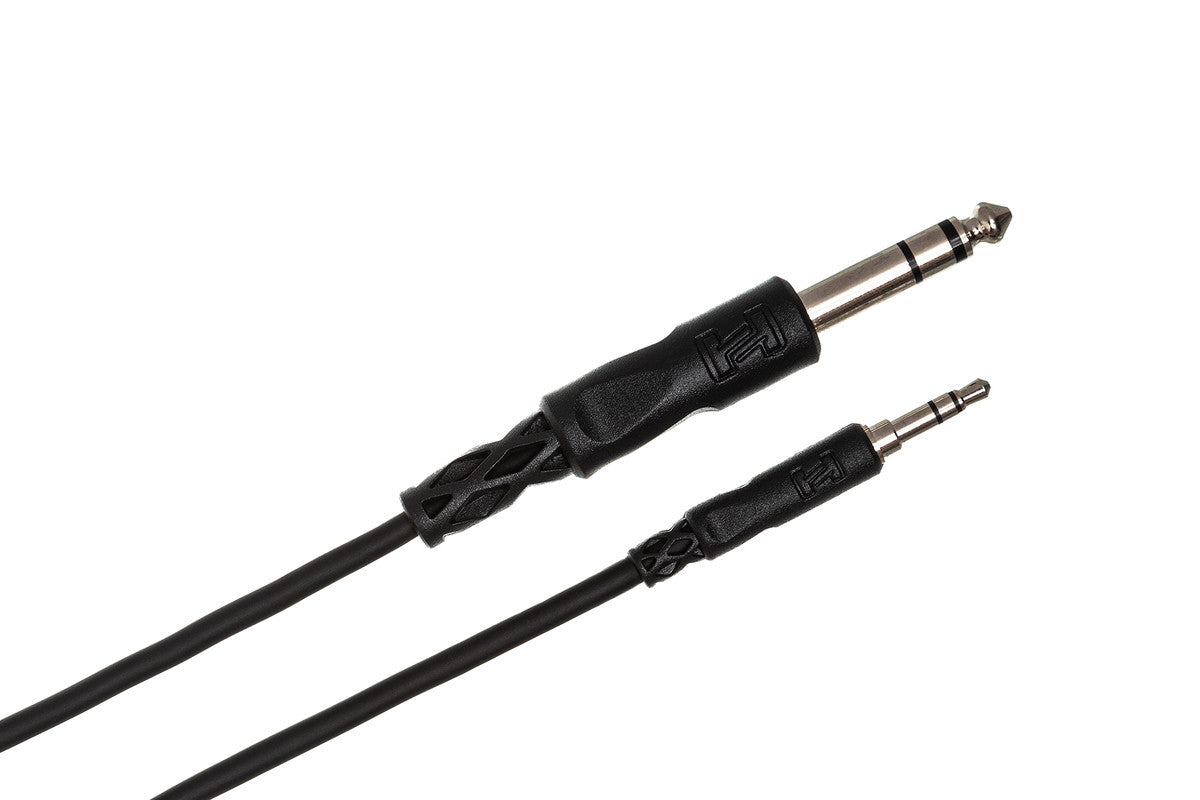 HOSA CMS-110 10' Stereo Interconnect, 3.5 Mm TRS To 1/4 In TRS
