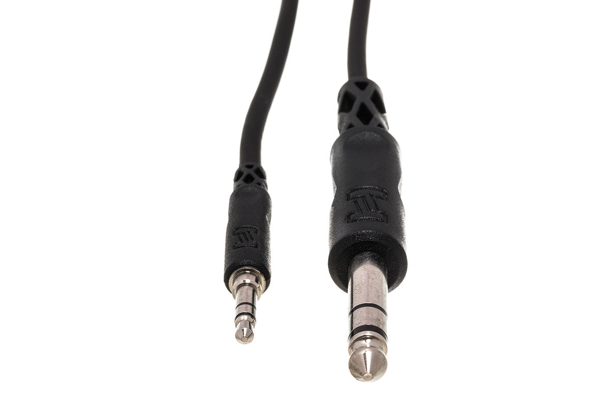 HOSA CMS-110 10' Stereo Interconnect, 3.5 Mm TRS To 1/4 In TRS