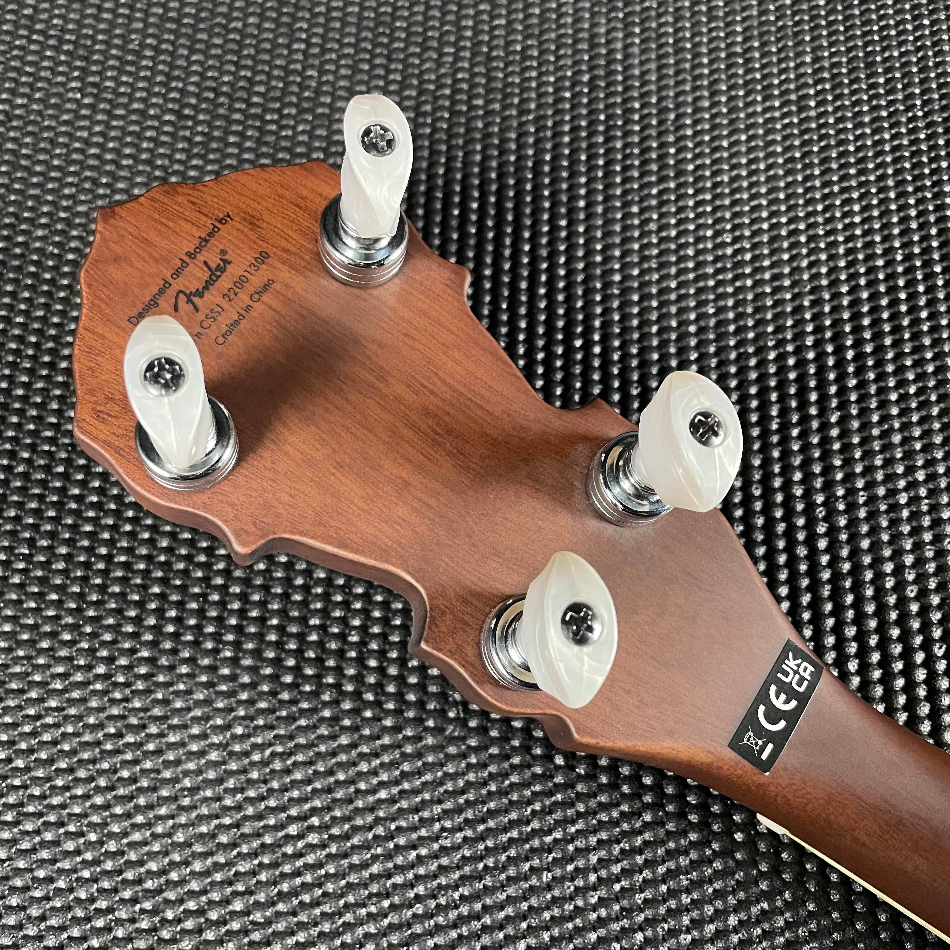 Fender PB-180E Banjo, Walnut Fingerboard- Natural - Metronome Music Inc.