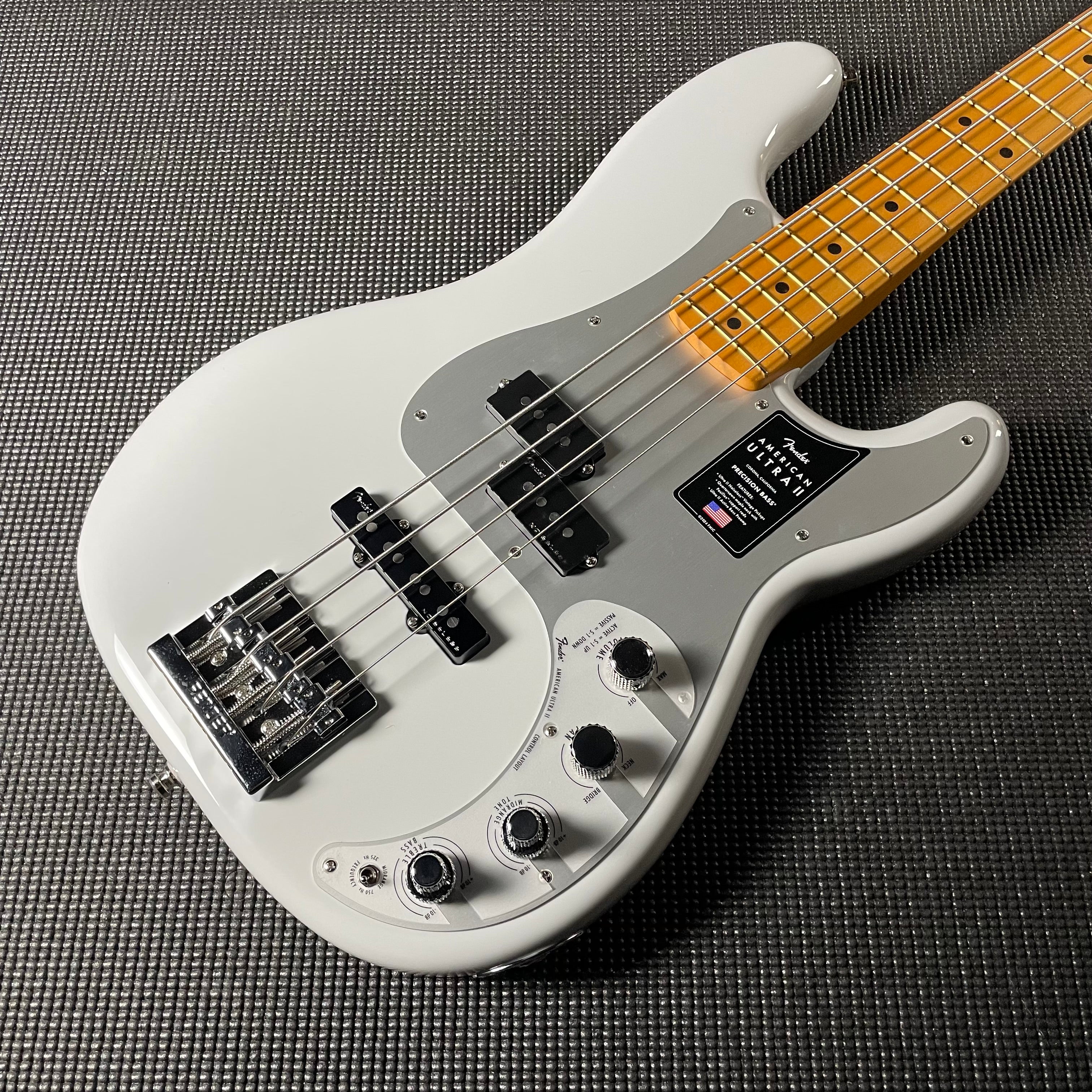 Fender American Ultra II Precision Bass, Maple - Avalanche