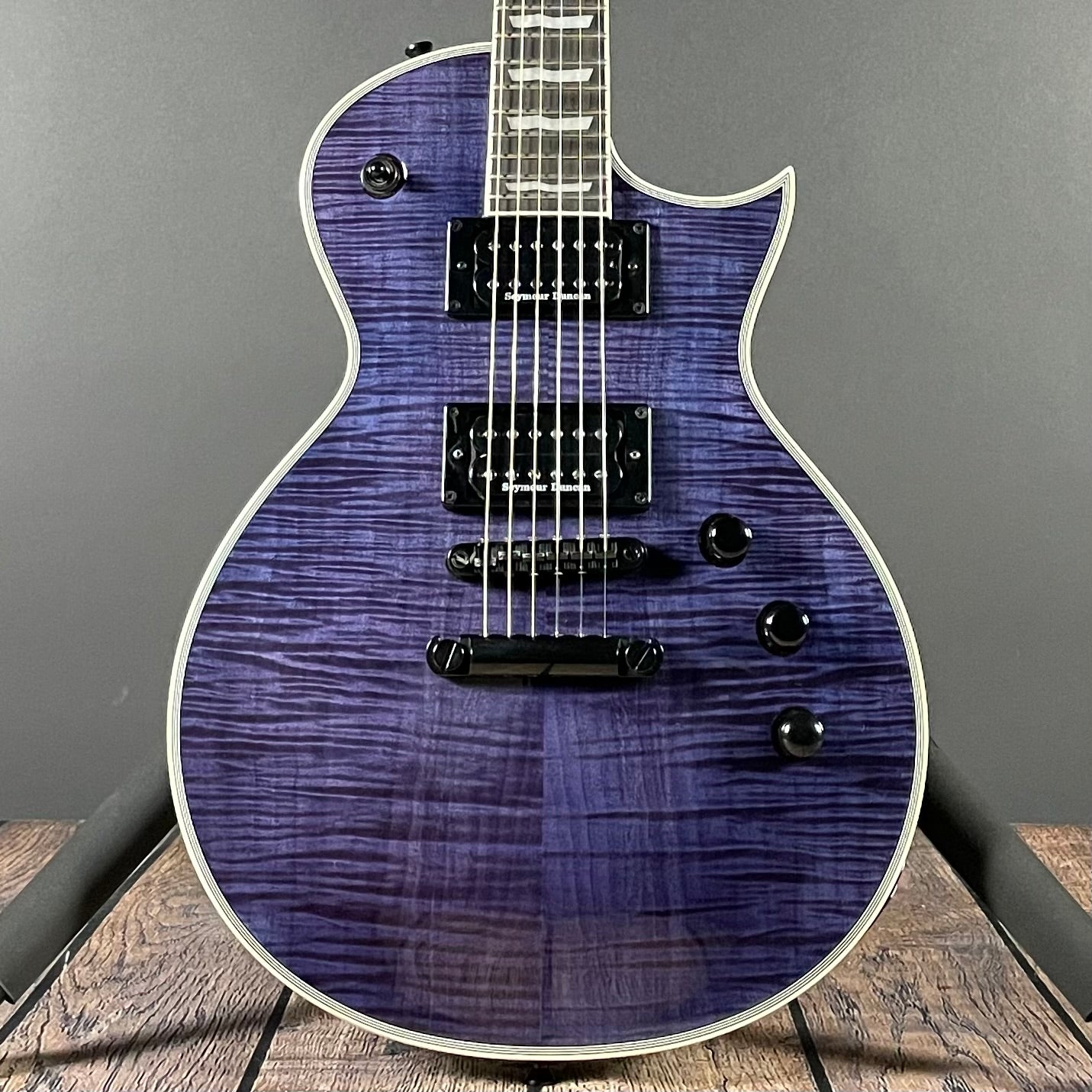 ESP LTD EC-1000 w/HSC - See-Thru Purple (2019)