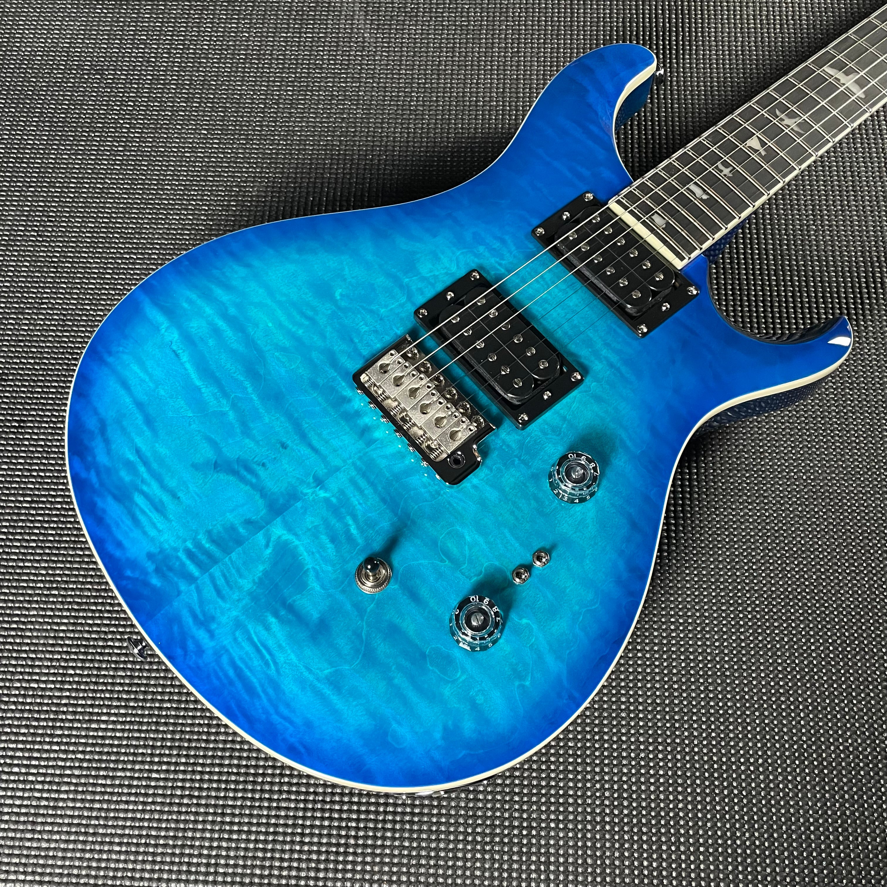 Paul Reed Smith, PRS SE Custom 24-08 - Quilt package - Lake Blue