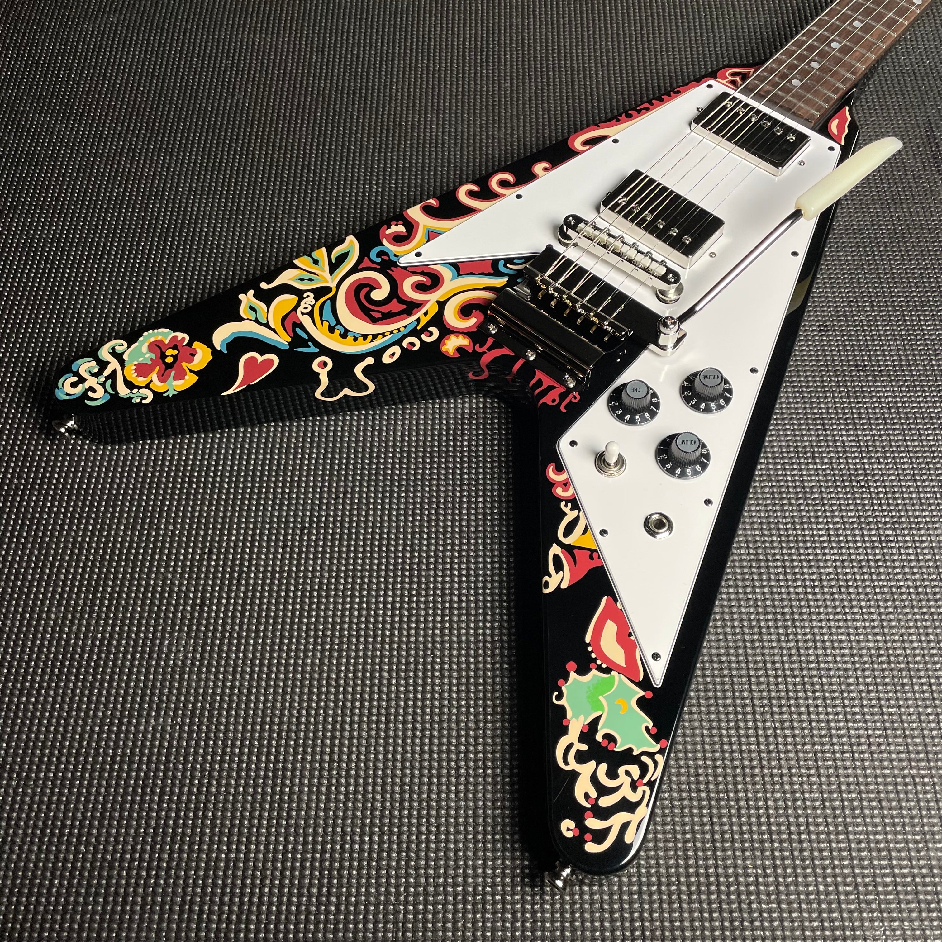 Epiphone Jimi Hendrix "Love Drops" Flying V - Ebony