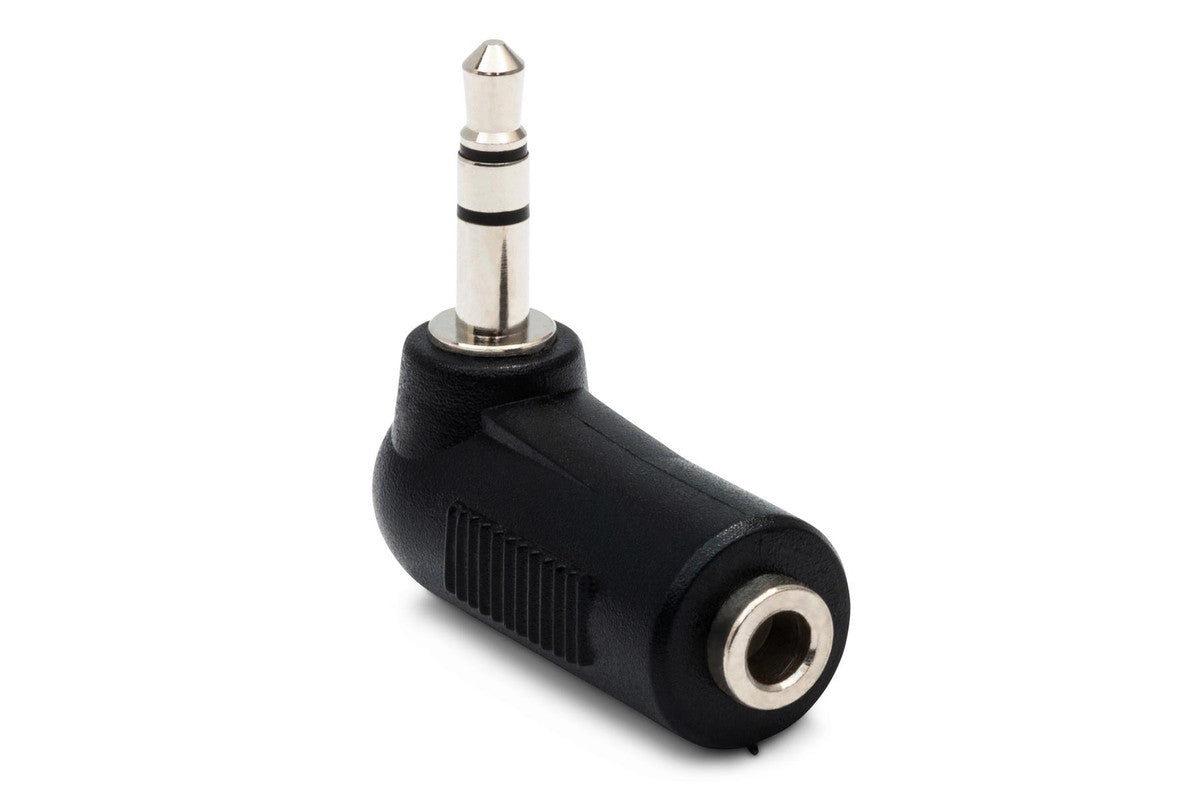 HOSA GMP-272 Right-Angle Adaptor, 3.5 Mm TRS To Same