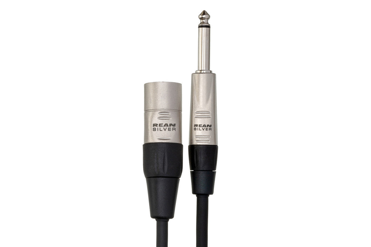 HOSA HSX-010 10' Pro Balanced Interconnect, REAN 1/4 In TRS To XLR3M