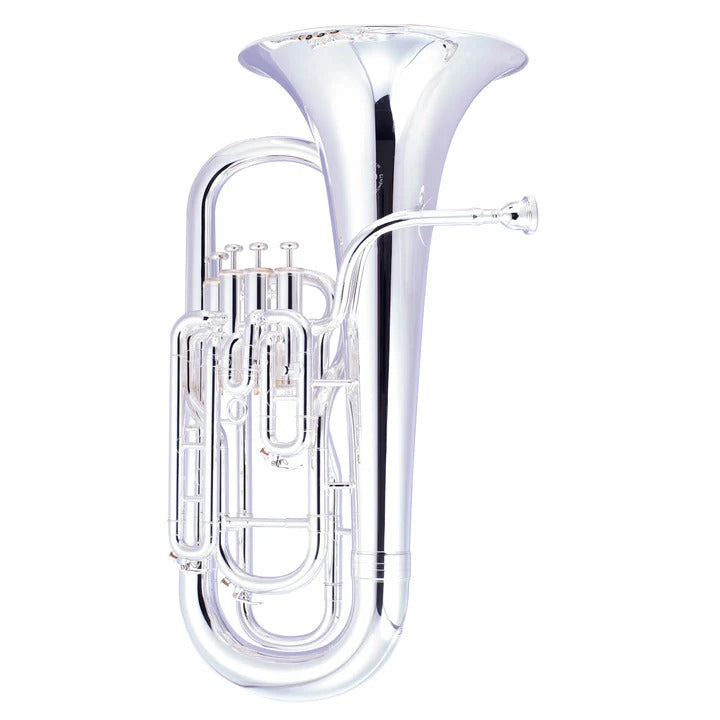 John Packer JP174ILS In-Line 4-Valve Euphonium w/Case, Silver Plated - Metronome Music Inc.