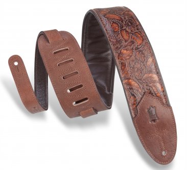 Levy's M4WP-006 Distressed Floral Leather Strap