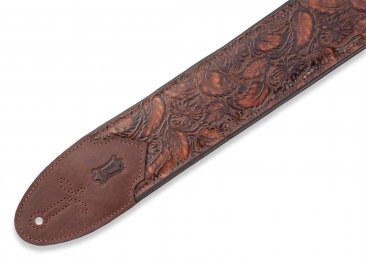 Levy's M4WP-006 Distressed Floral Leather Strap
