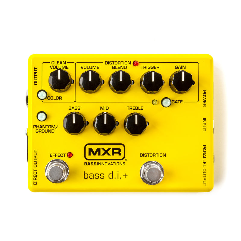 MXR Bass D.I.+, Special Edition Yellow- M80Y - Metronome Music Inc.