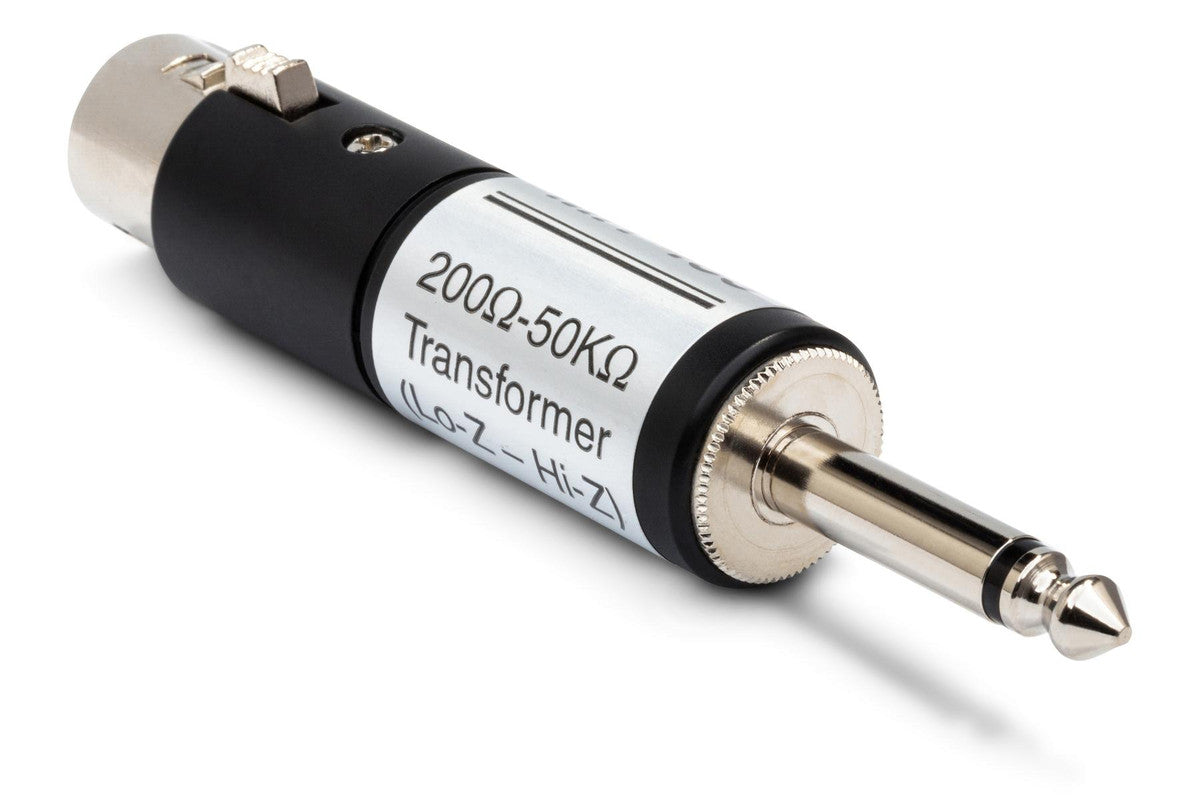 HOSA MIT-435 Impedance Transformer, XLR3F To 1/4 In TS
