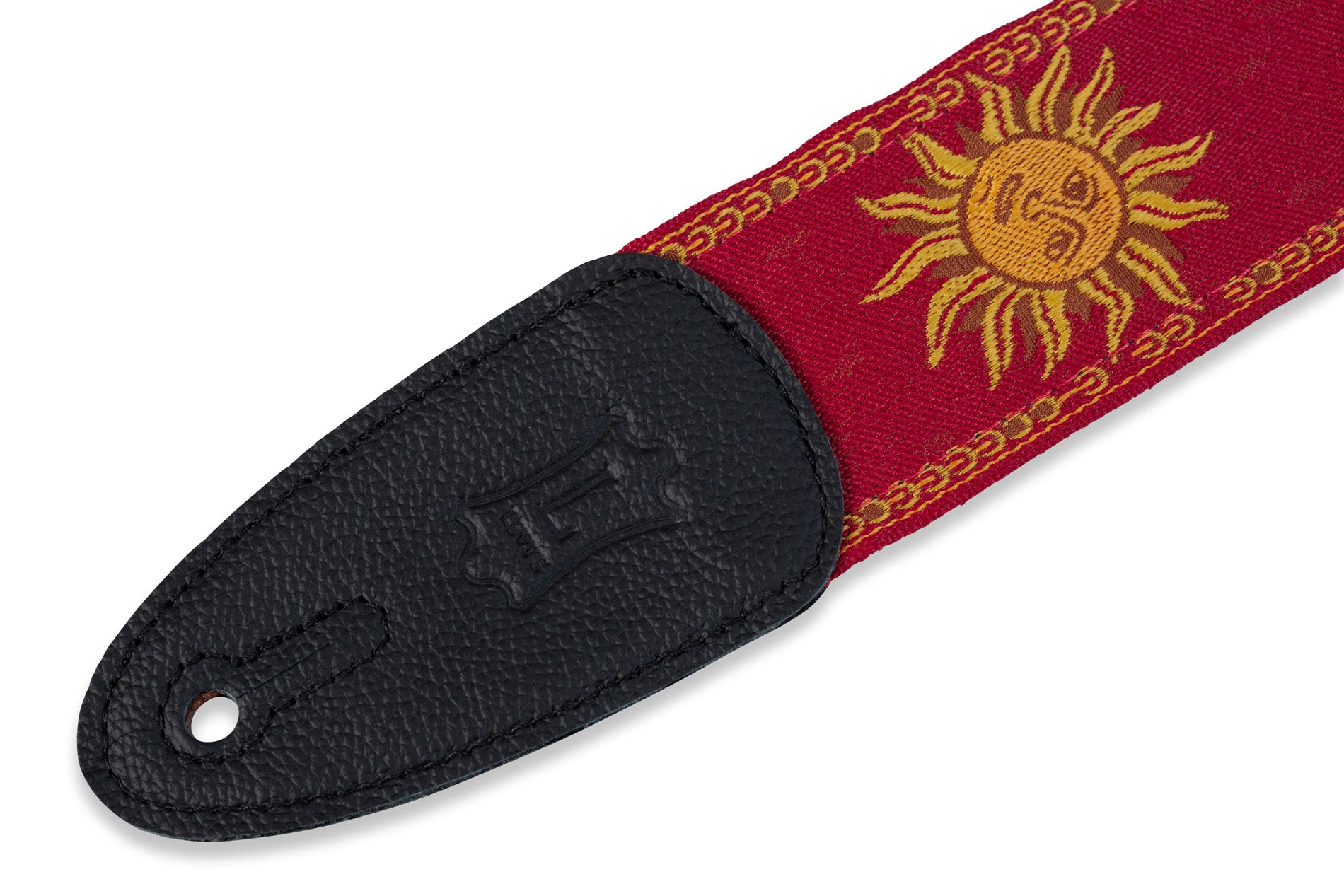 Levy's MPJG-SUN-RED guitar strap
