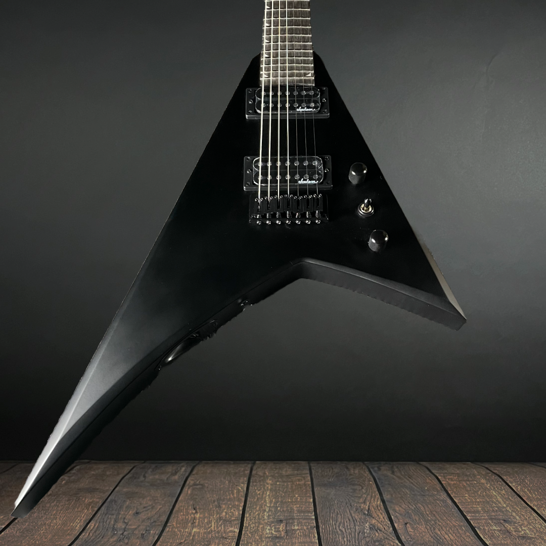 Jackson JS Series Rhoads JS22-7 RR HT, Amaranth- Satin Black (6lbs 7oz)