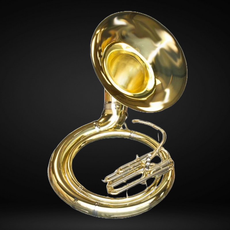 John Packer JP2057 Sousaphone w/Case, Gold Lacquer