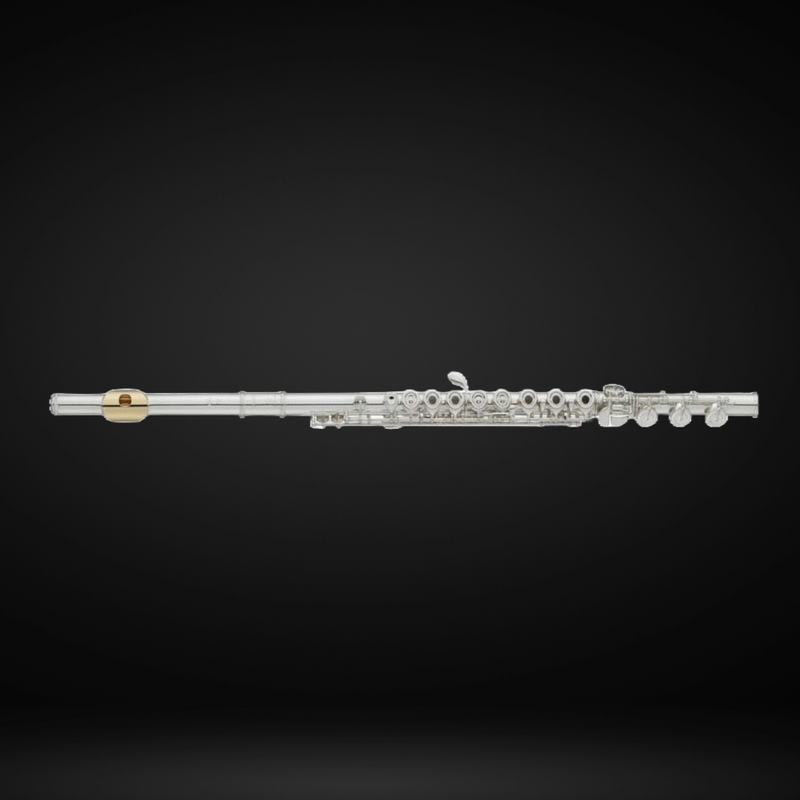 Yamaha YFL-482HGL Intermediate Flute B-Footjoint w/Gizmo Key, Gold-Plated Lip Plate & Case